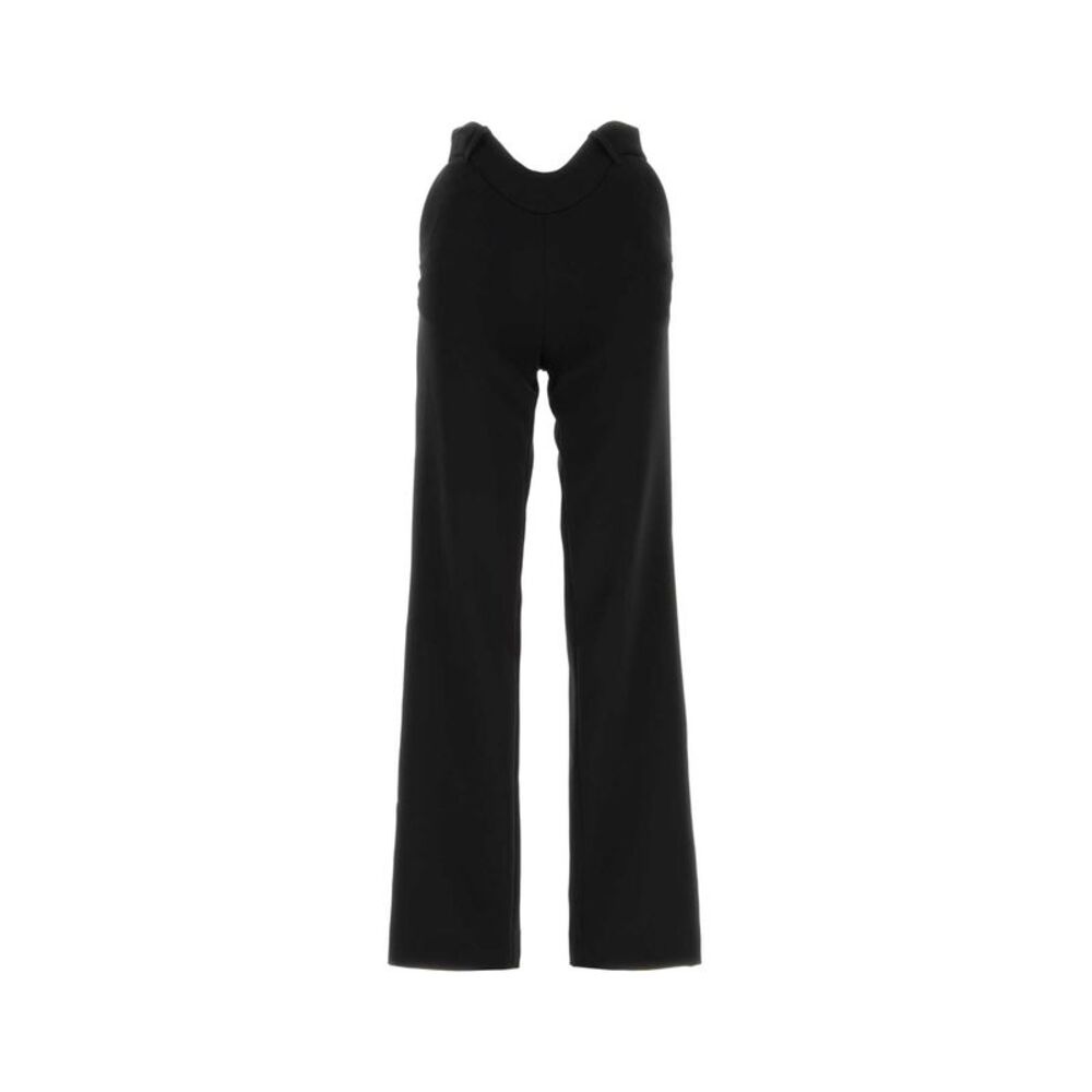 Jean Paul Gaultier Women Black Stretch Gabardine Pant